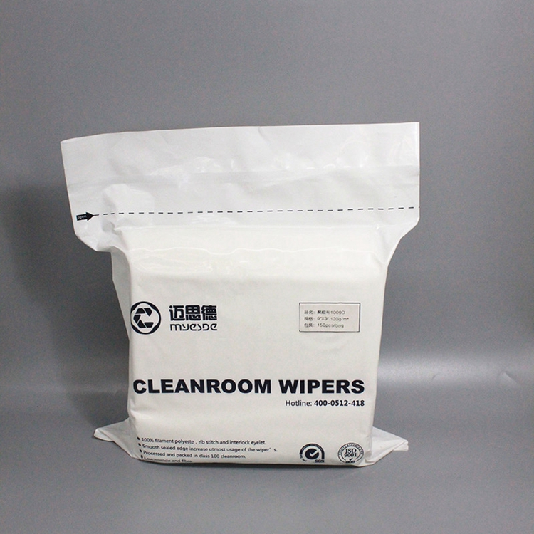 Cleanroom Cleaning Cloth Polyester Cleaning Wipe