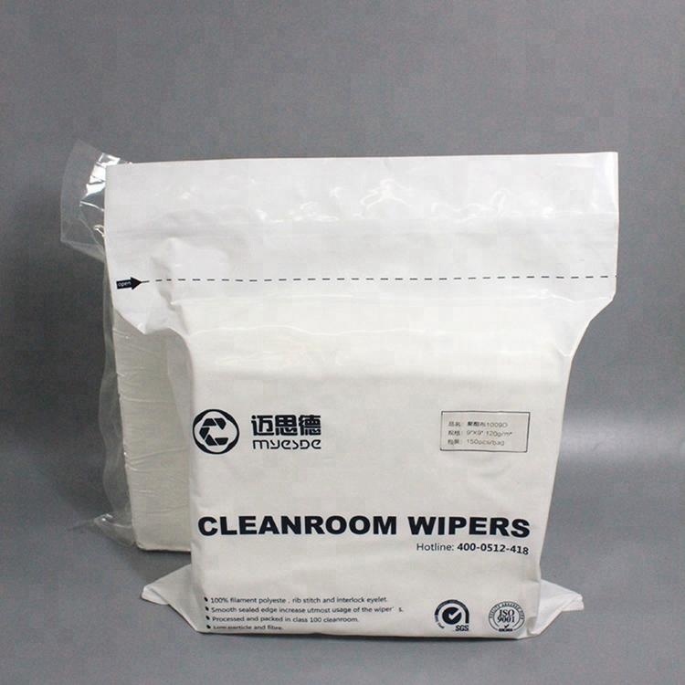 High Quality 100% Polyester Clean Room Dustless Knitted Wipers