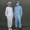 Polyester Washable ESD Cleanroom Coverall For Pharmaceutical Industry