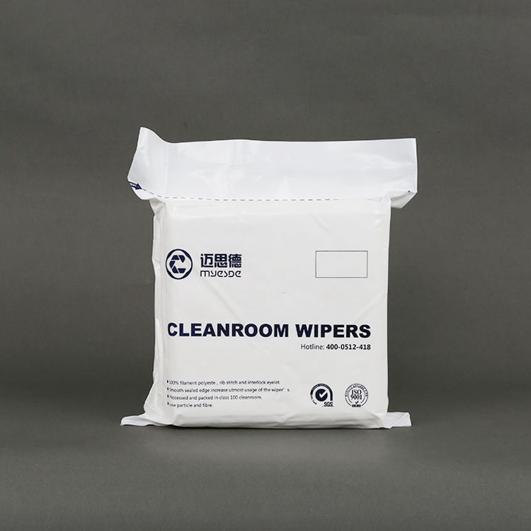 Hot Sale Dust Proof Cleanroom Cleaning Polyester Wiper