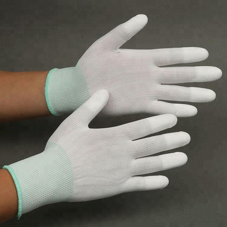 High Quality PuTop Fit Finger Dipped Gloves