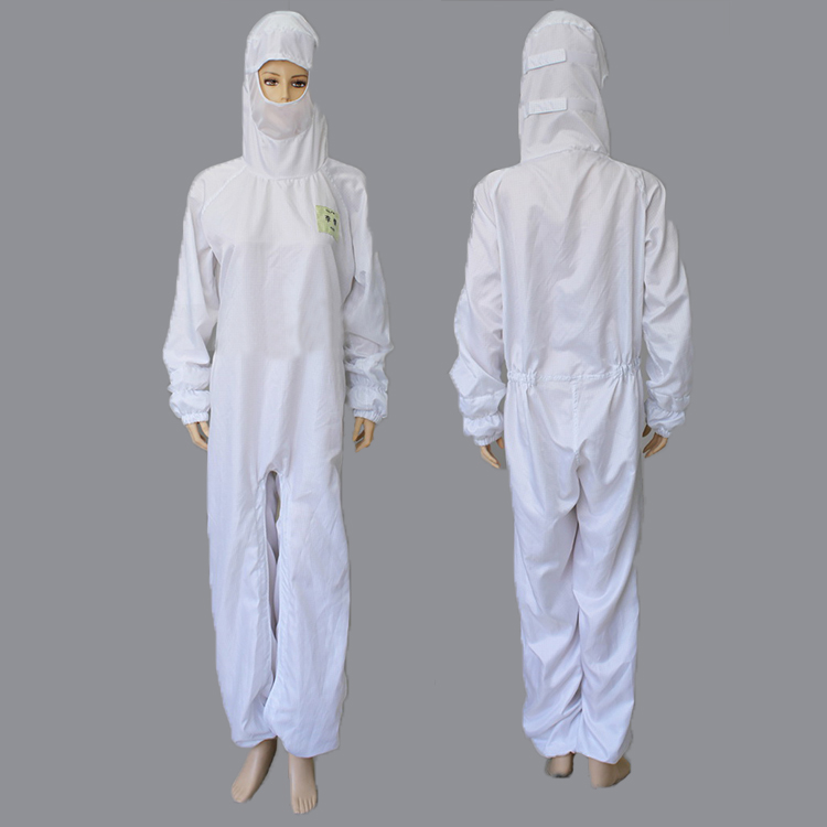2019 Autoclavable Polyester Antistatic Esd Cleanroom Jumpsuit Coverall