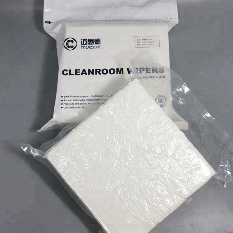 100% Polyester Super Absorption Disposable Cleanroom Wipers