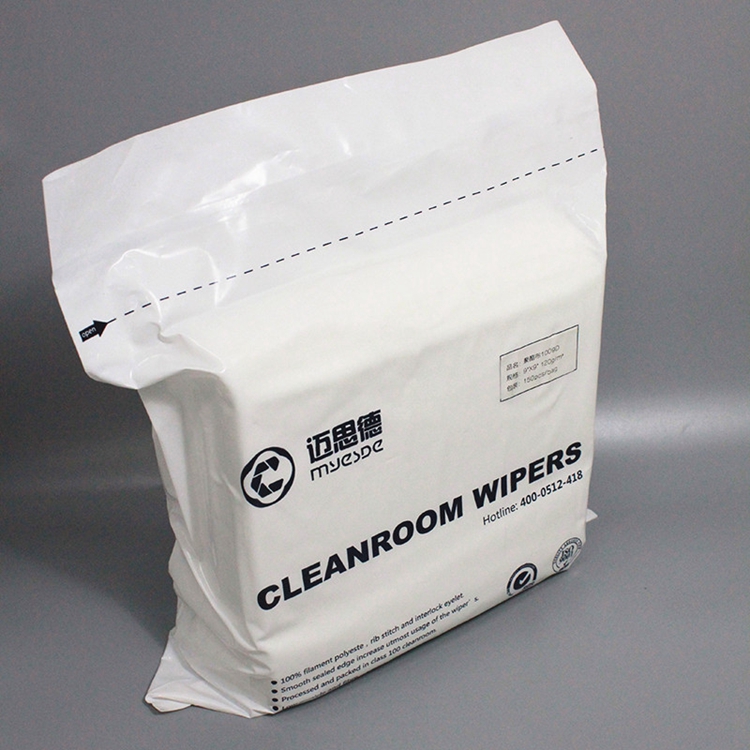 wholesale Dustless Polyester Supply Cleanroom Knitted Wiper 1009D