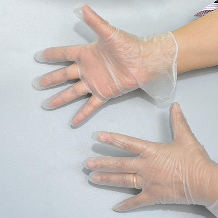 Disposable vinyl hand gloves/dental vinyl gloves/powdered or powder free vinyl gloves