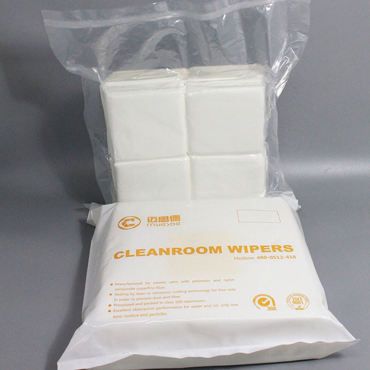 165gsm 9inch Best Seller 100% polyester cleanroom Wipes