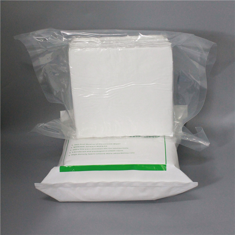 180gsm Class 10 9x9inch laser cut Industrial Microfiber Lint free Wipes