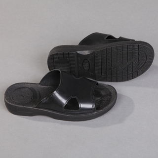 High quality Esd Safety Slippers ,Black Cleanroom Shoes
