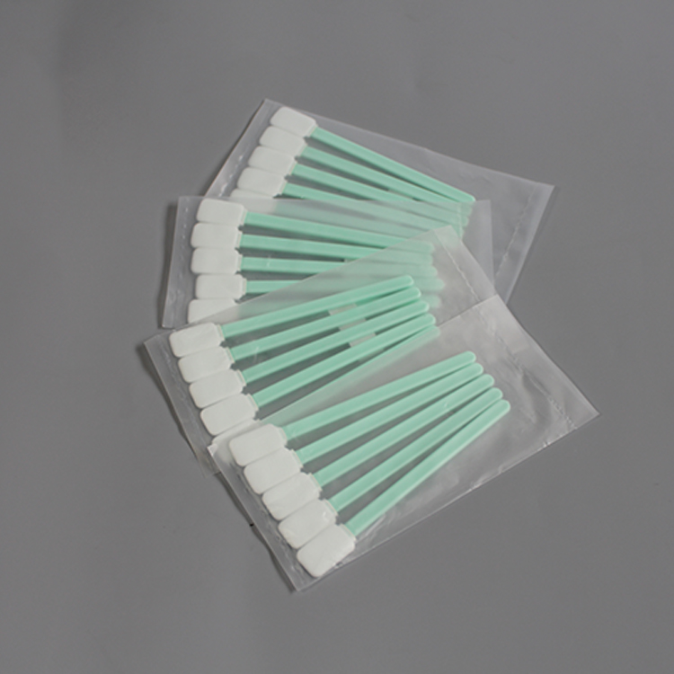 Long Handle Dust Free Cleanroom Polyester Swabs for PCB