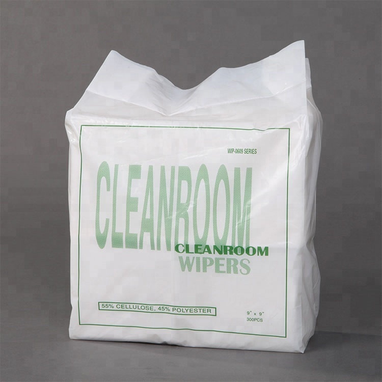 Multifunctional Cleaning 55% Woodpulp+45%polyester Wipes Cleanroom Industrial Use Wiper