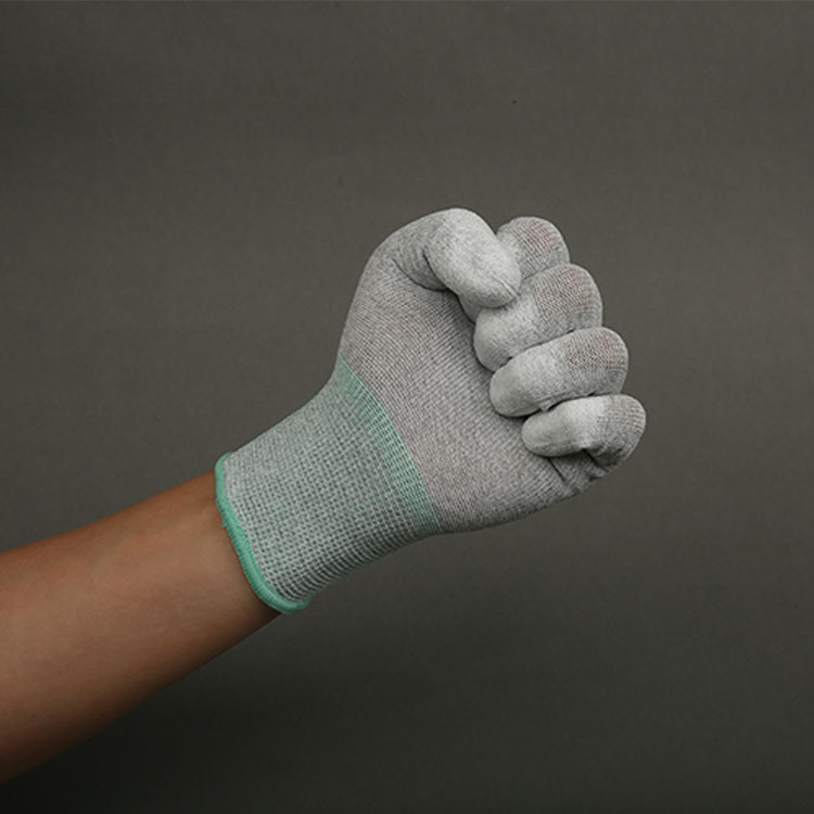Gray Non-Disposable Esd Pu Fit Antistatic Gloves