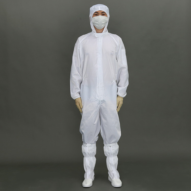 Wholesale Cleanroom Long Sleeve Hooded Esd Protective Clothing Uniforms
