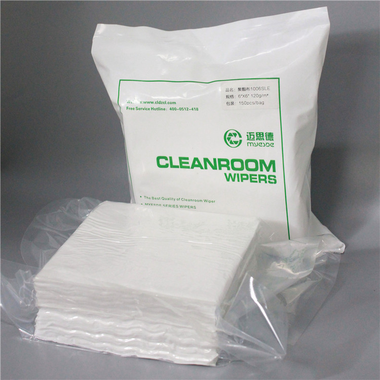 Electronics Industry Cleanroom Disposable Lint Free Wipers