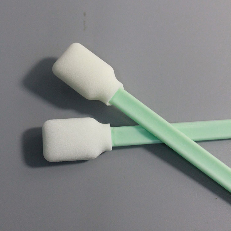 Cleanroom Small Head Cleaning Foam Swab For Precision Instrument