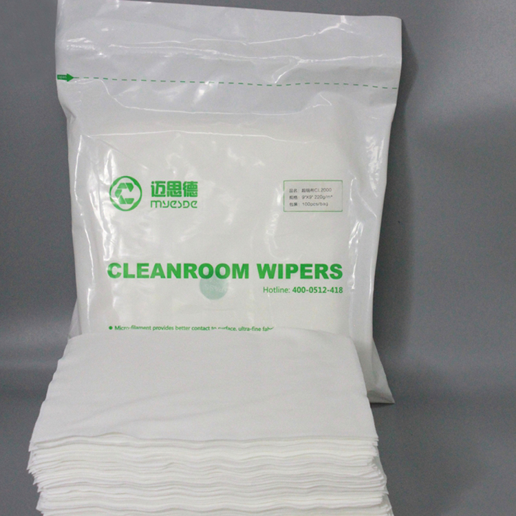 Microfiber Cleanroom Dustless Class 100 Cleaning Cloth Cleaning Cloth Wipers