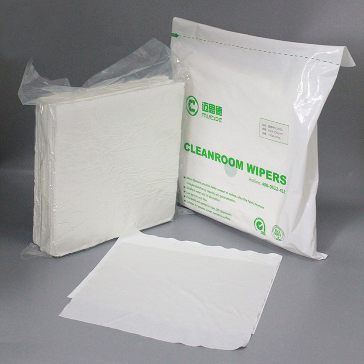 4inch 135g Cleanroom Polyester Clean room Manufacturer Wiper
