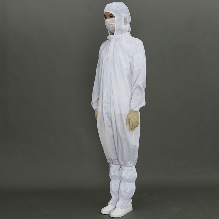 Antistatic Esd Jacket And Pants Cleanroom Suit Lint Free Smock