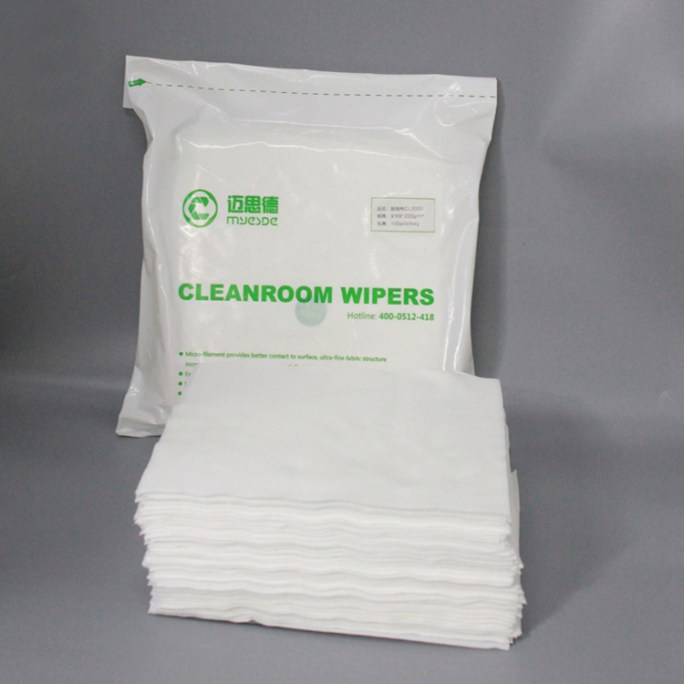 6inch 180gsm class100 Cleanroom Wiper For Lcd,Microfiber Cleaning Wipes Cleanroom Wipers