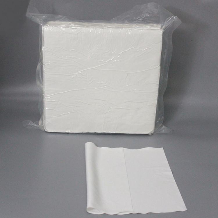 4x4inch Ultrasonic Sealed Dust Free Antistatic microfiber cleanroom cloth
