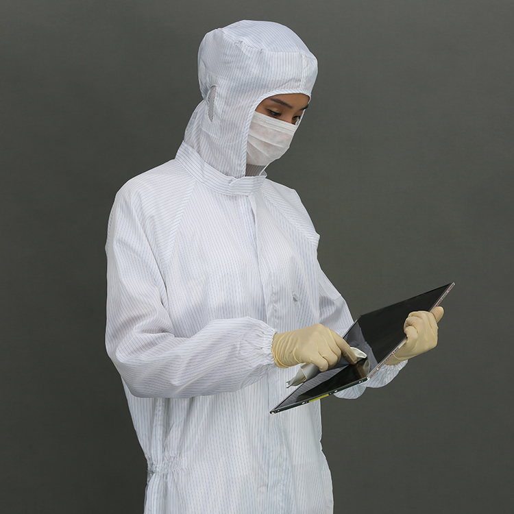 Customized Large Unisex Workwear Safety Cleanroom Garment Coverall Suit