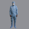 2019 New Design Cleanroom T Shirt Suit Work Garments,Polyester Cleanroom Garments