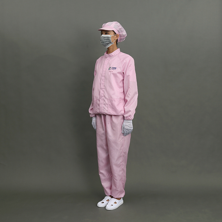 Wholesale stripe Esd cleanroom anti-static safety esd uniforms
