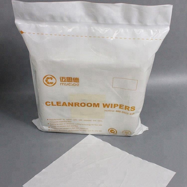 2019 New Design Soft Polyester Cleanroom Wipers