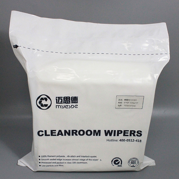 Polyester cleanroom Wiper 4x4 inch cleaning Wipers Disposable Clean