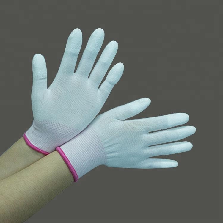 High Quality White Pu Work Gloves,Pu Coating Gloves